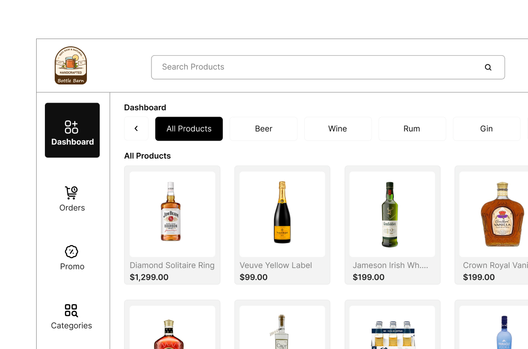 Customise sales receipts