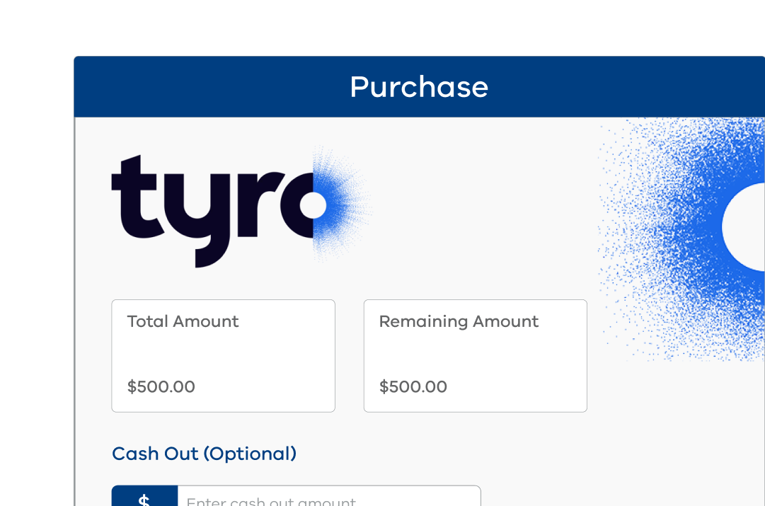 Configure cash, card, and credit payments
